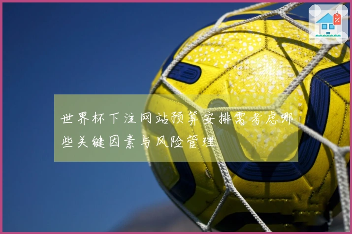 世界杯下注网站预算安排需考虑哪些关键因素与风险管理