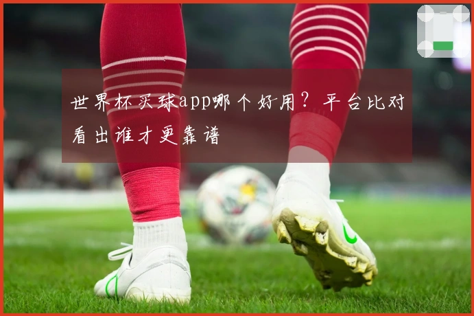 世界杯买球app哪个好用？平台比对看出谁才更靠谱