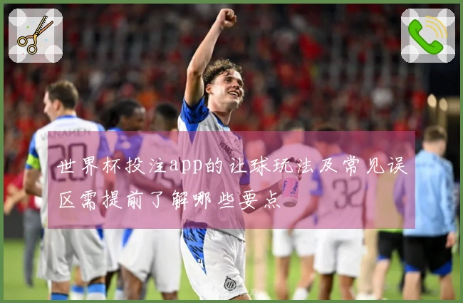世界杯投注app的让球玩法及常见误区需提前了解哪些要点