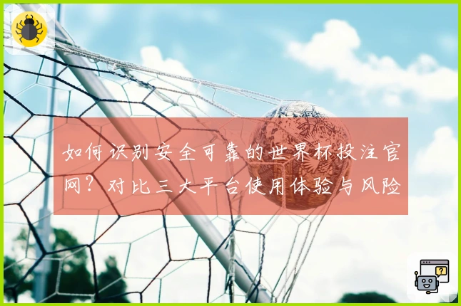 如何识别安全可靠的世界杯投注官网?对比三大平台使用体验与风险评估